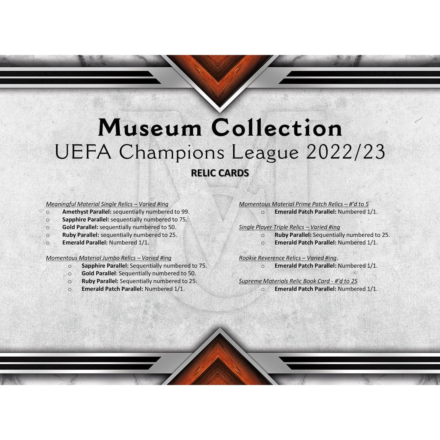 2022 - 23 Topps Museum Collection UEFA Champions League Soccer Hobby Box at King Card Canada