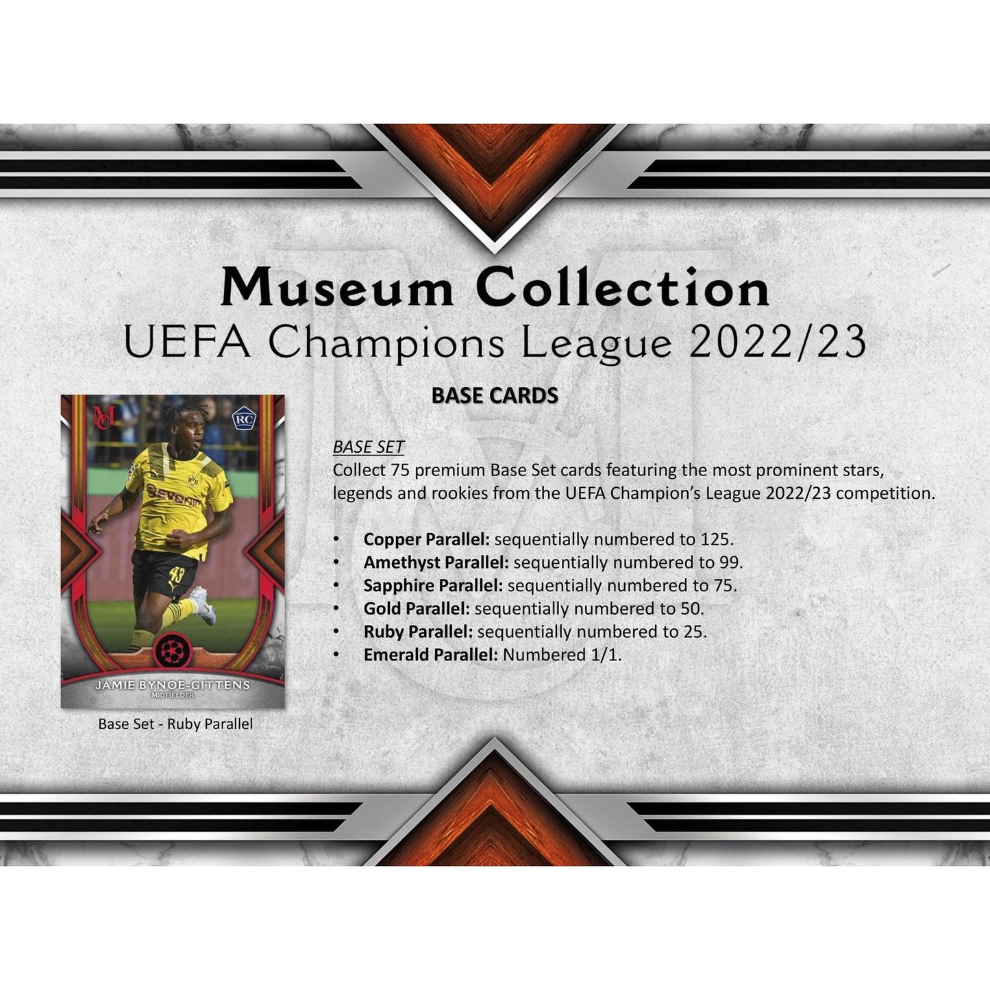 2022 - 23 Topps Museum Collection UEFA Champions League Soccer Hobby Box at King Card Canada