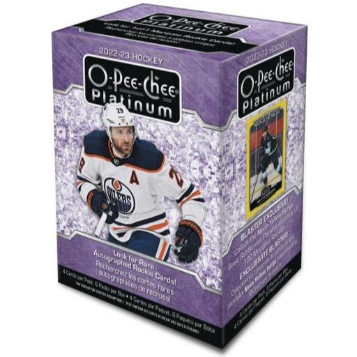 2022 - 23 Upper Deck O - Pee - Chee Platinum Hockey Blaster Box at King Card Canada