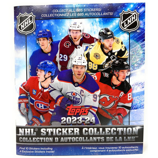 2023 - 24 Topps NHL Hockey Sticker Collection Album at King Card Canada