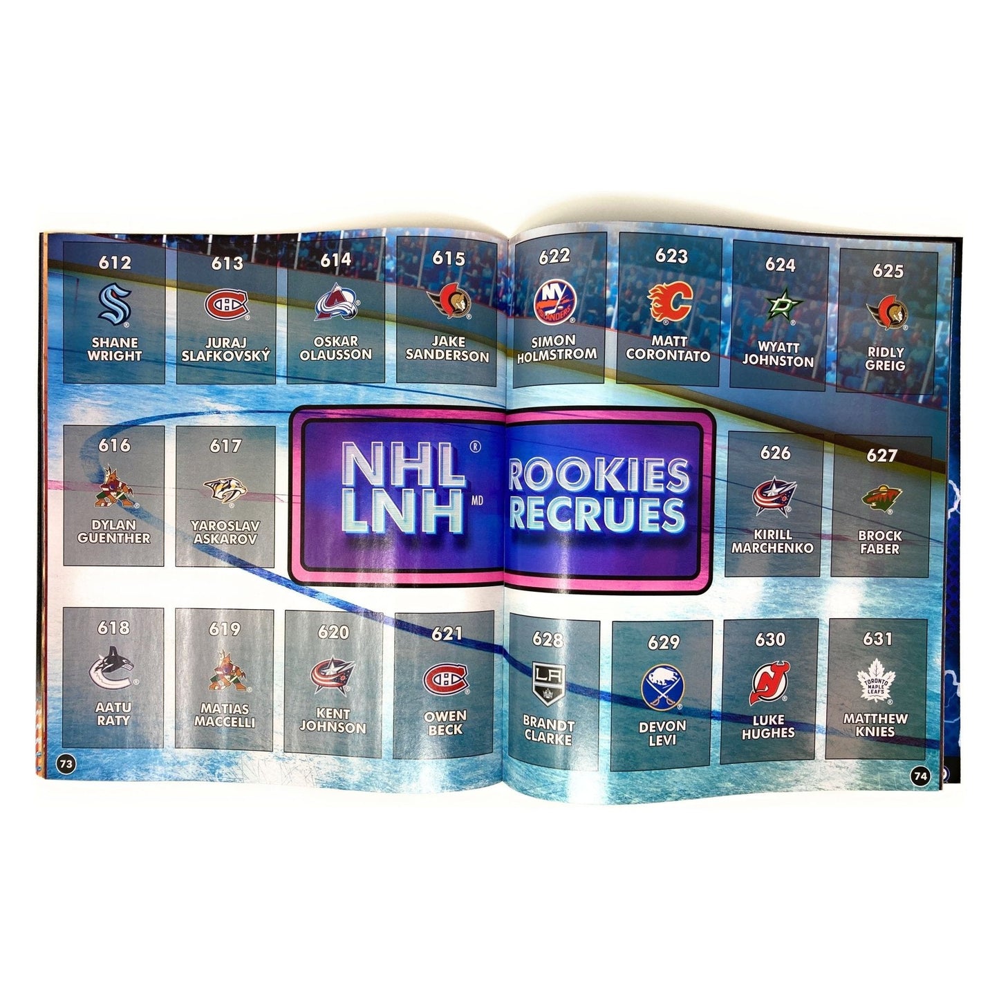 2023 - 24 Topps NHL Hockey Sticker Collection Album at King Card Canada