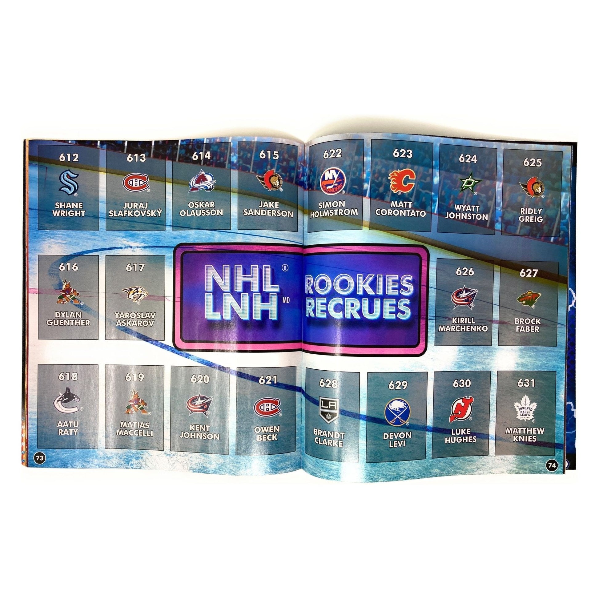 2023 - 24 Topps NHL Hockey Sticker Collection Album at King Card Canada