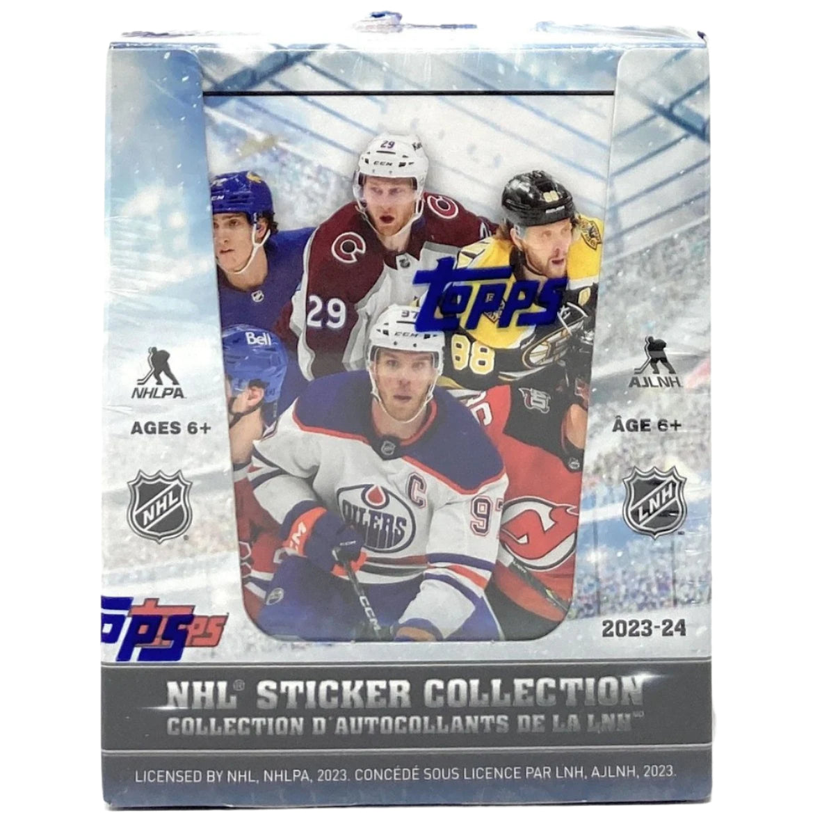 2023 - 24 Topps NHL Hockey Sticker Collection Box (50 Packs) at King Card Canada
