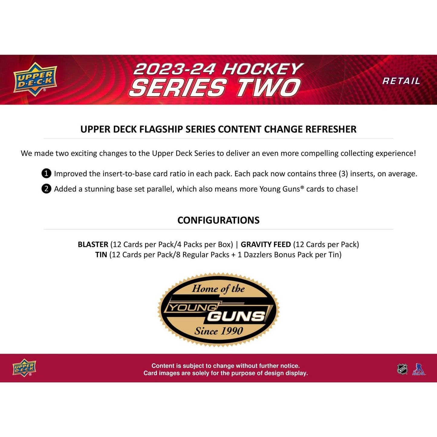 2023 - 24 Upper Deck Series 2 Hockey Collector's Tin at King Card Canada
