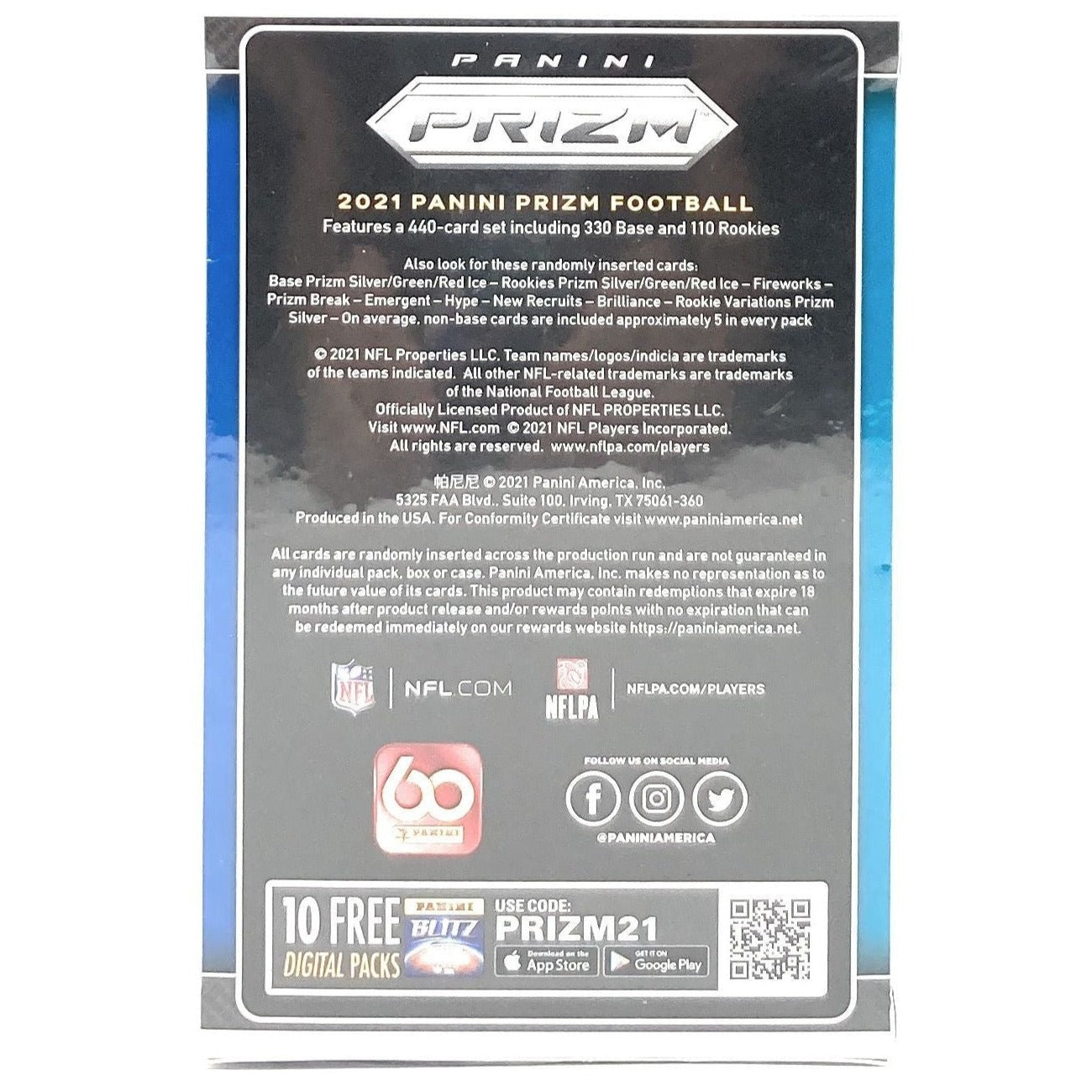 2021 Panini Prizm Football Hanger Box at King Card Canada