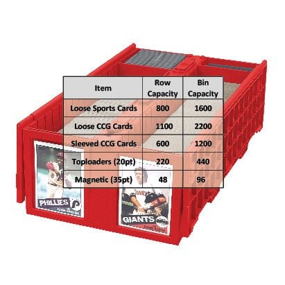 BCW Collectible Card Storage Bin - 1600 Card at King Card Canada