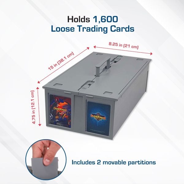 BCW Collectible Card Storage Bin - 1600 Card at King Card Canada