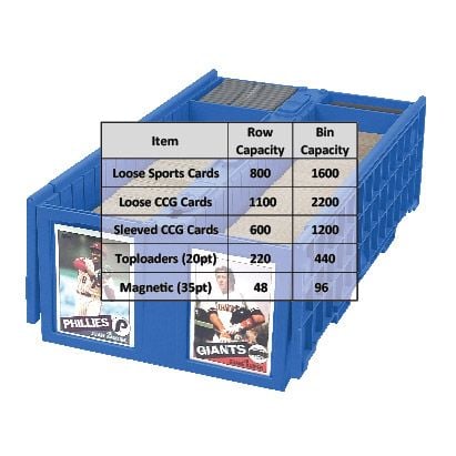 BCW Collectible Card Storage Bin - 1600 Card at King Card Canada