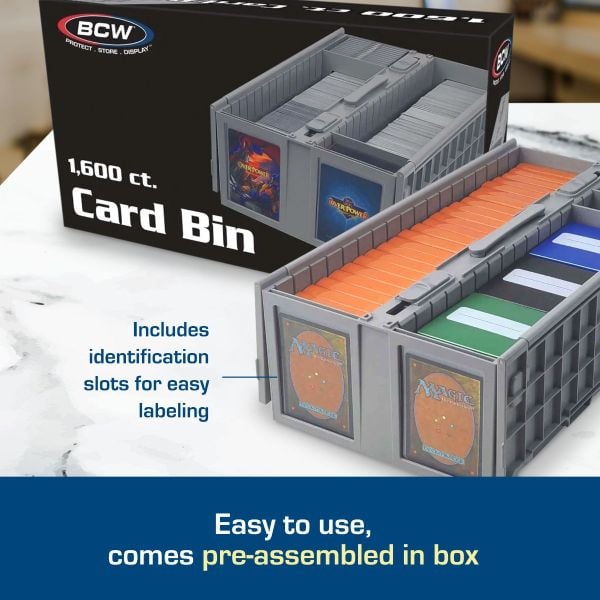 BCW Collectible Card Storage Bin - 1600 Card at King Card Canada