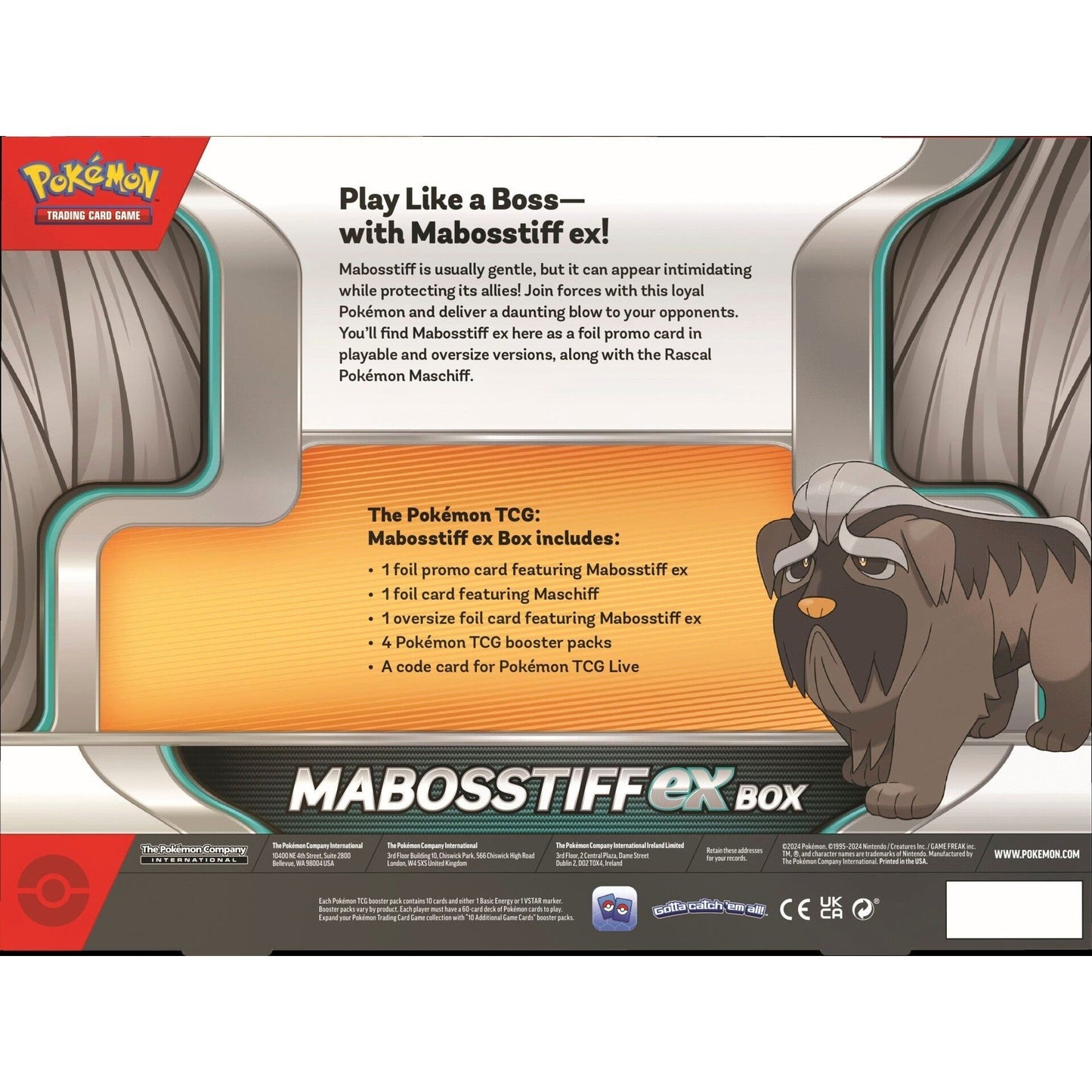 Pokemon EX Box (Mabosstiff) at King Card Canada