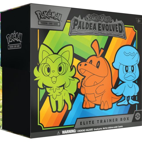 Pokemon Paldea Evolved Elite Trainer Box at King Card Canada