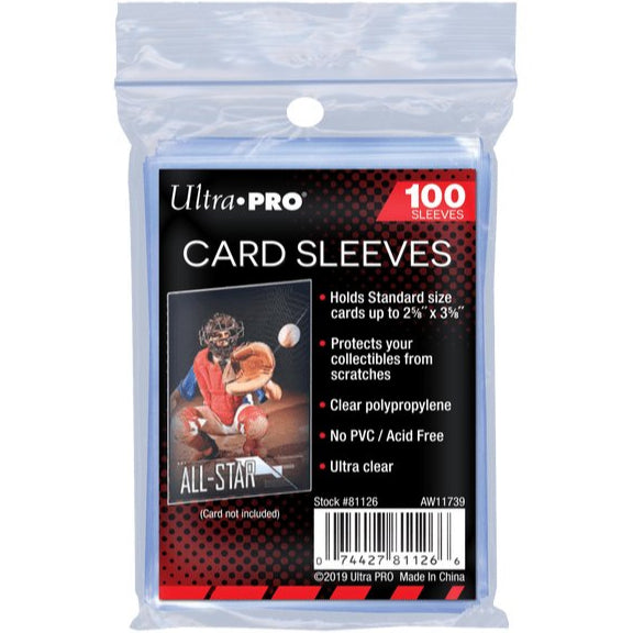 Ultra Pro 2.5" x 3.5" Soft Trading Card Penny Sleeves (Pack of 100) at King Card Canada