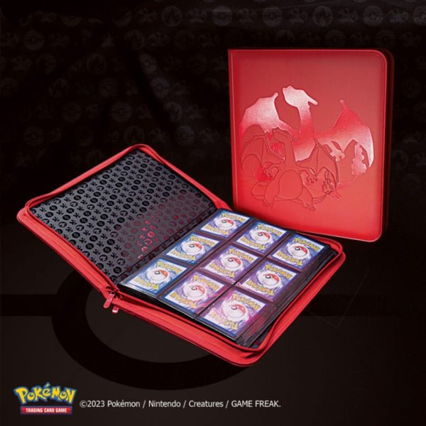 Ultra Pro Elite Series Pokemon Zippered 9 - Pocket PRO - Binder (Charizard) at King Card Canada