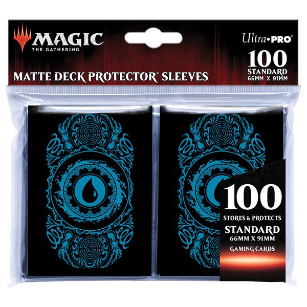 Ultra Pro MTG Mana 7 Deck Protector Sleeves for Magic: The Gathering (100 Pack) - Island / Blue at King Card Canada