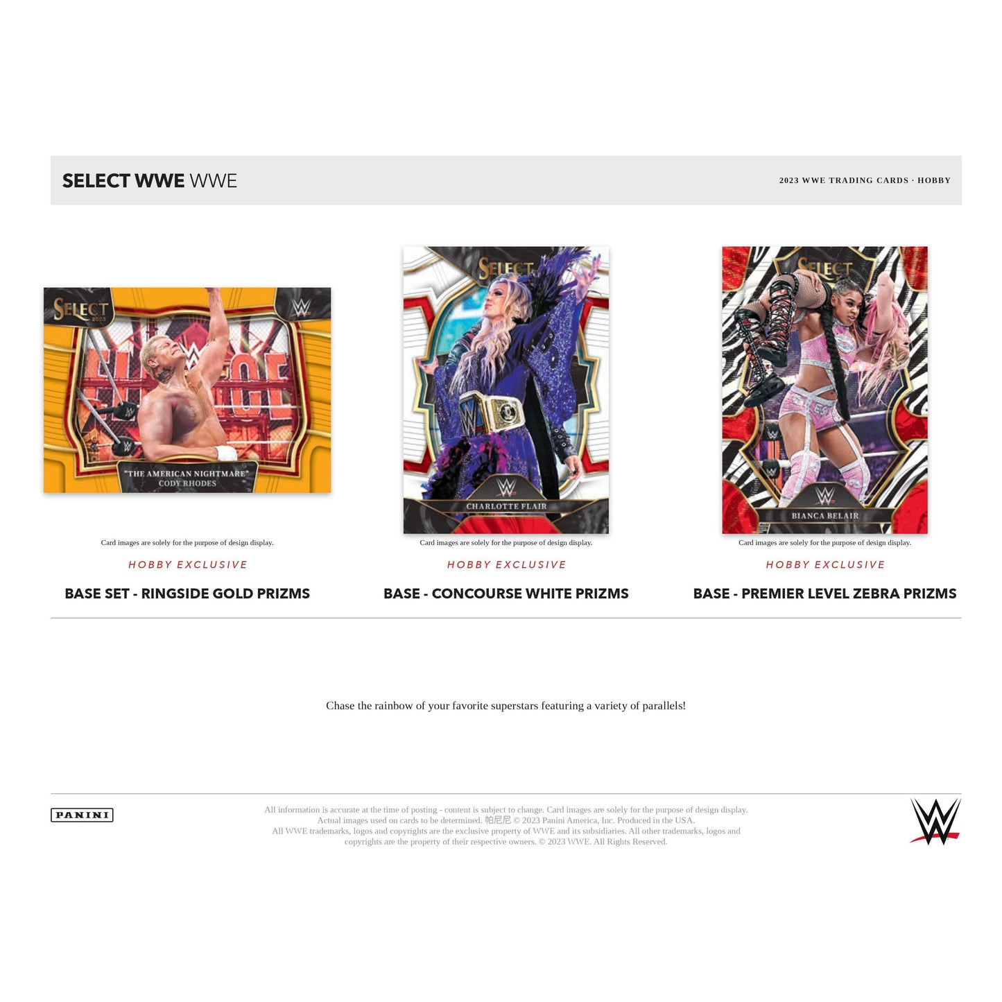 2023 Panini Select WWE Hobby Box - King Card Canada