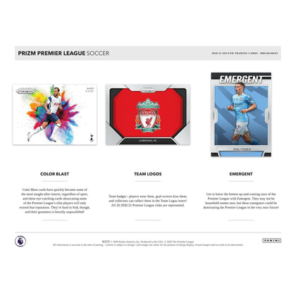 2020-21 Panini Prizm English Premier League Soccer Breakaway Box - King Card Canada