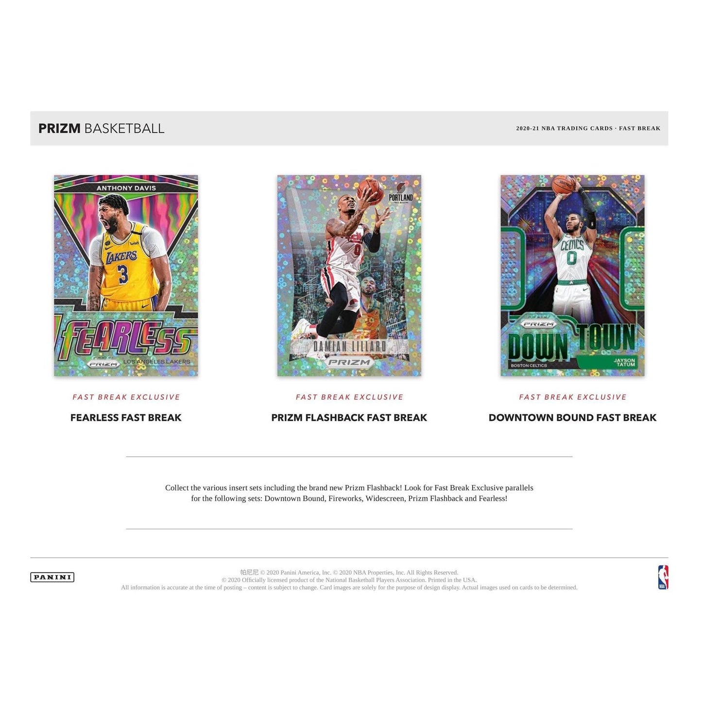 2020-21 Panini Prizm Basketball Fast Break Hybrid Box - King Card Canada