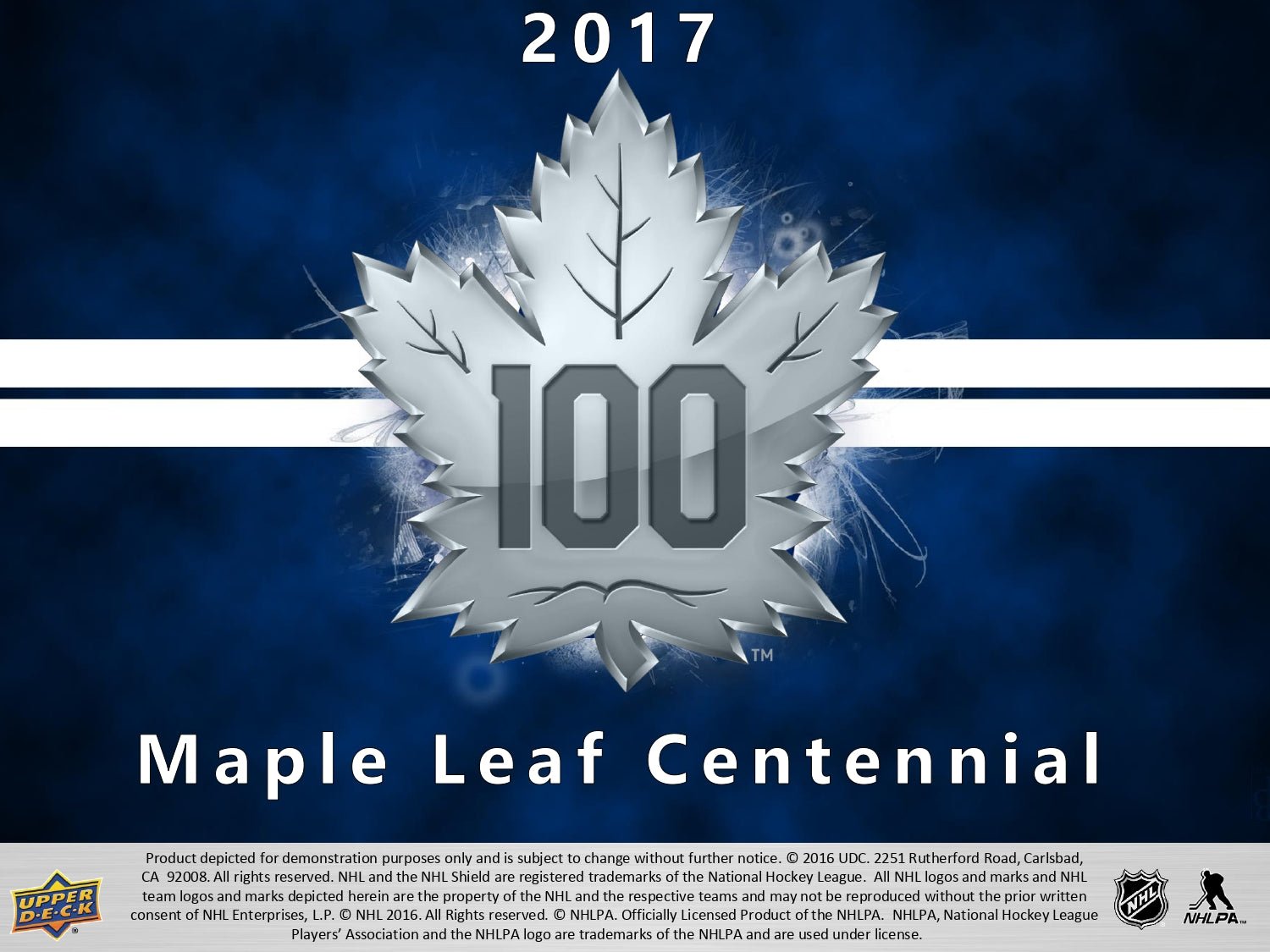 2017 Upper Deck Toronto Maple Leafs Centennial Hobby Box at King Card Canada