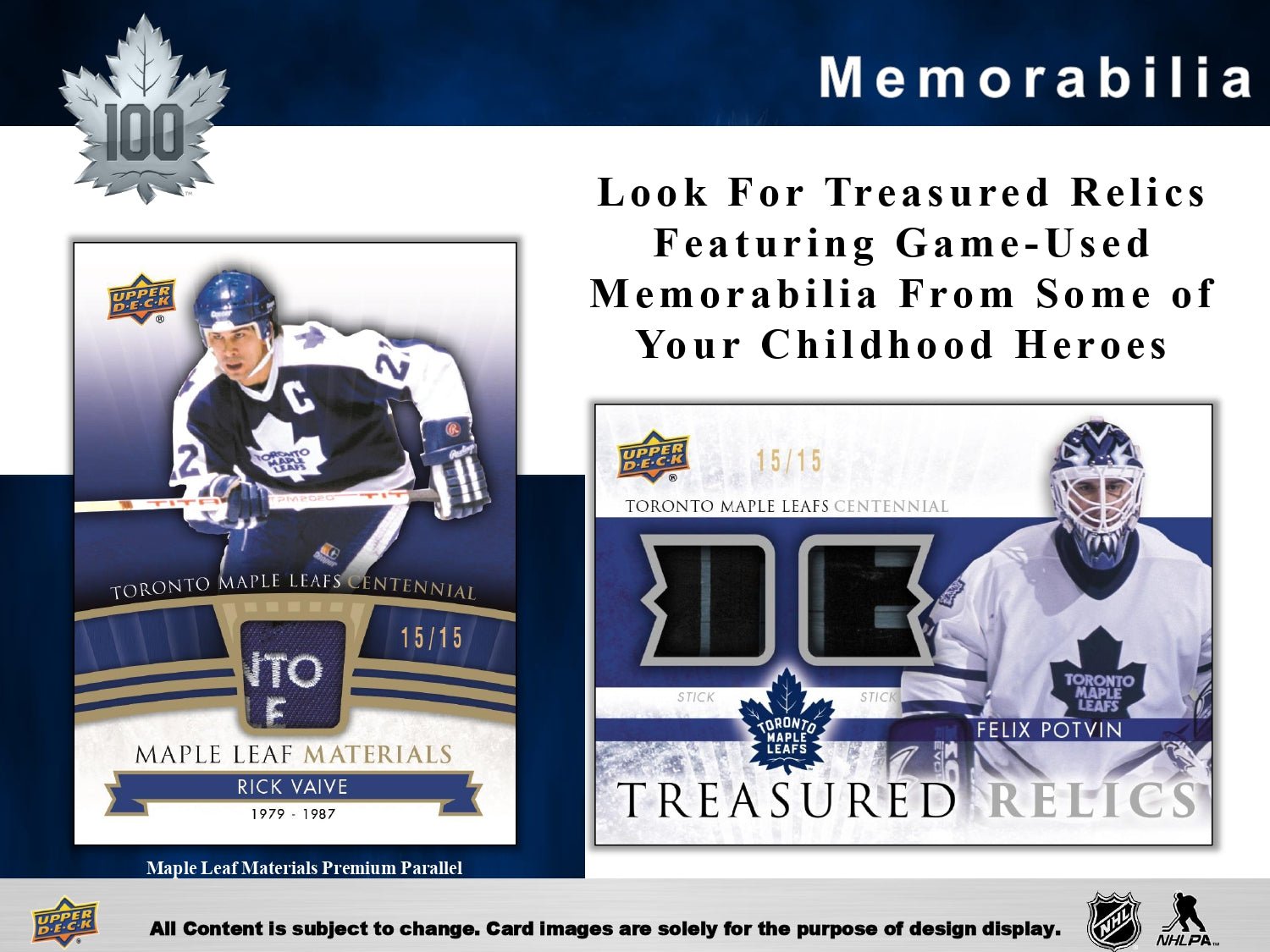 2017 Upper Deck Toronto Maple Leafs Centennial Hobby Box at King Card Canada