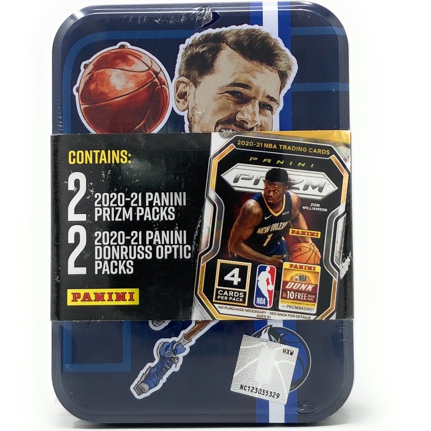 2020 - 21 Panini Prizm & Donruss Optic Basketball Collector's Tin 728192537417 at King Card Canada