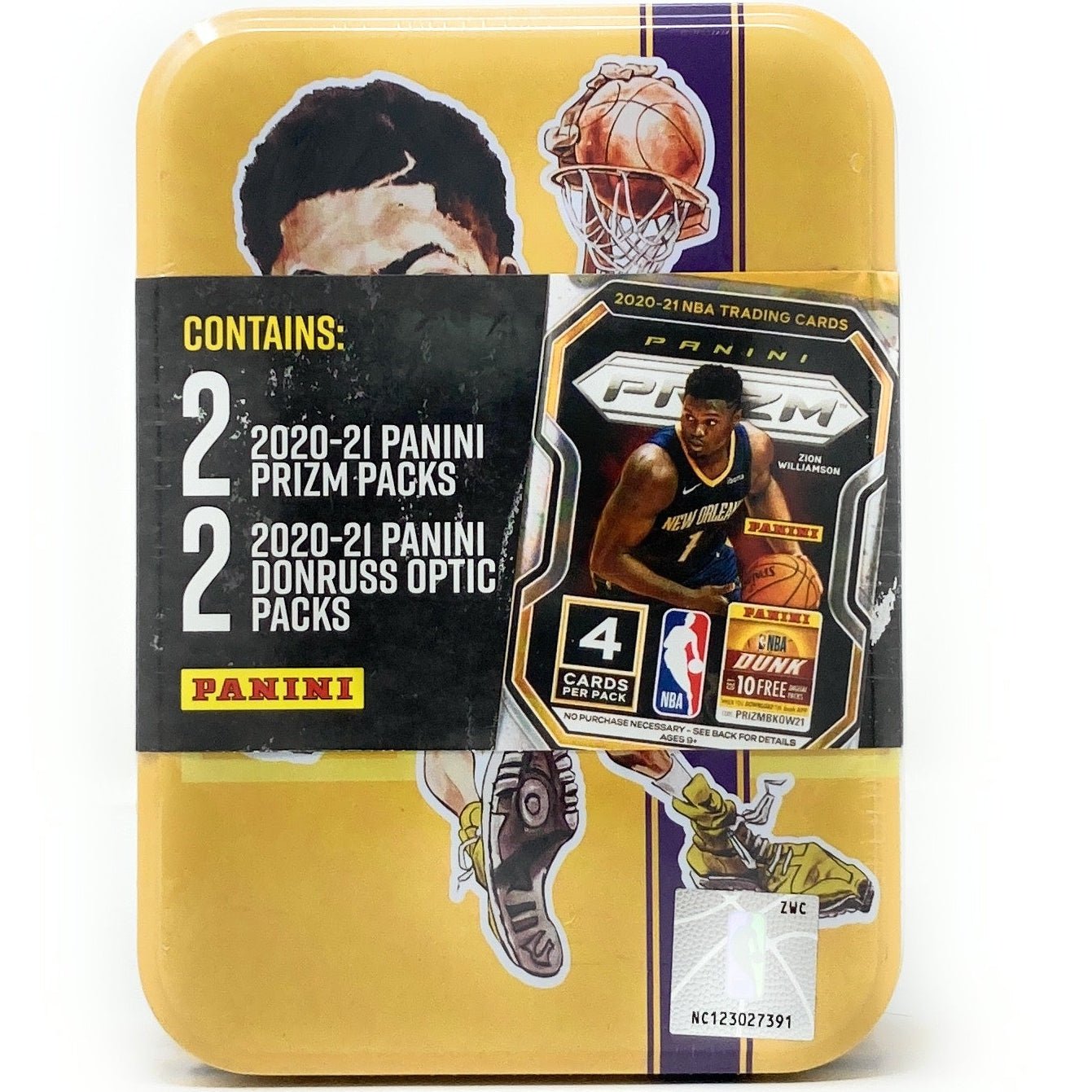 2020 - 21 Panini Prizm & Donruss Optic Basketball Collector's Tin 728192537417 at King Card Canada