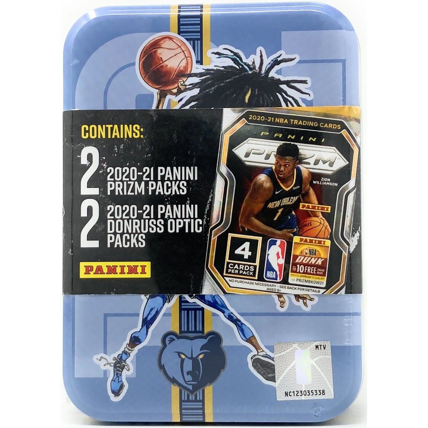 2020 - 21 Panini Prizm & Donruss Optic Basketball Collector's Tin 728192537417 at King Card Canada