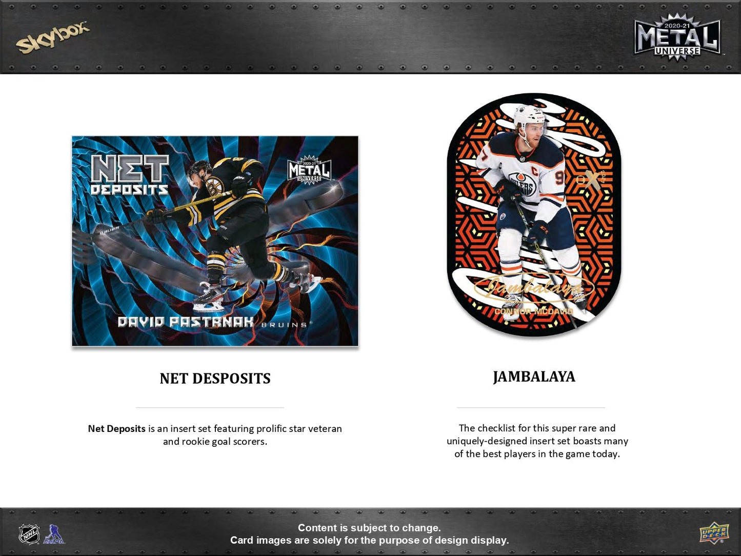 2020 - 21 Upper Deck Skybox Metal Universe Hockey Blaster Box 053334958011 at King Card Canada