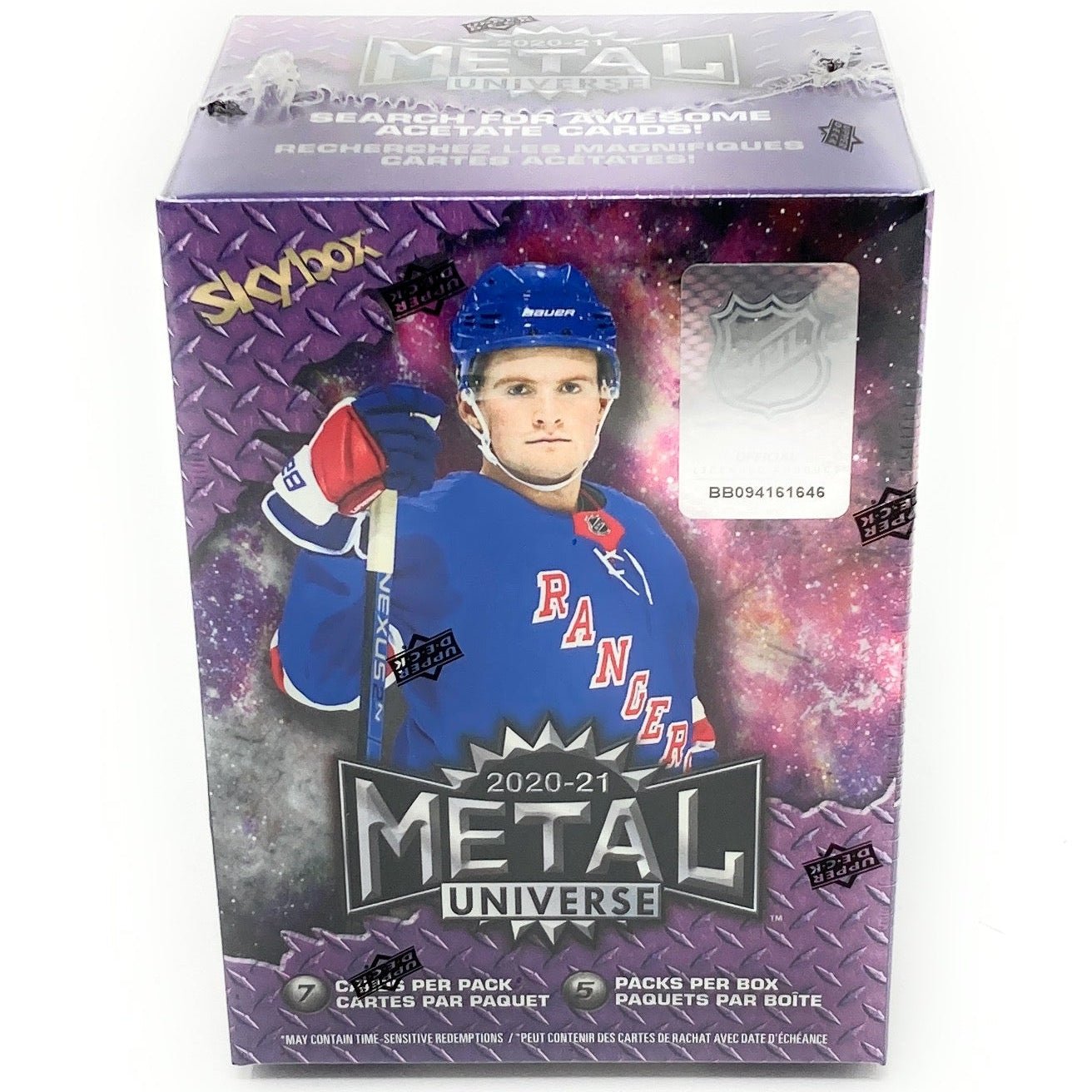 2020 - 21 Upper Deck Skybox Metal Universe Hockey Blaster Box 053334958011 at King Card Canada