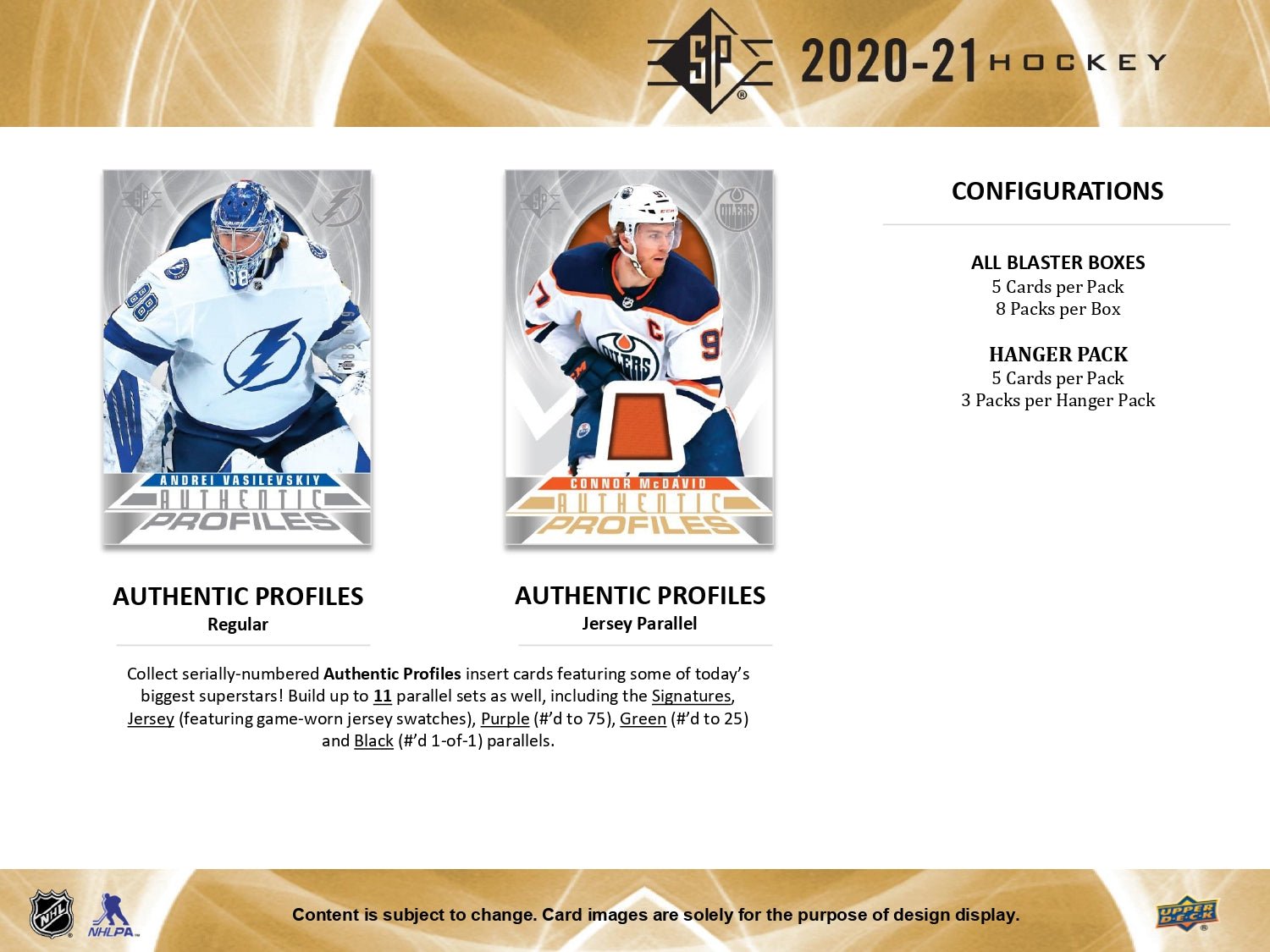 2020-21 Upper Deck SP Hockey Blaster Box 053334965644 at King Card Canada