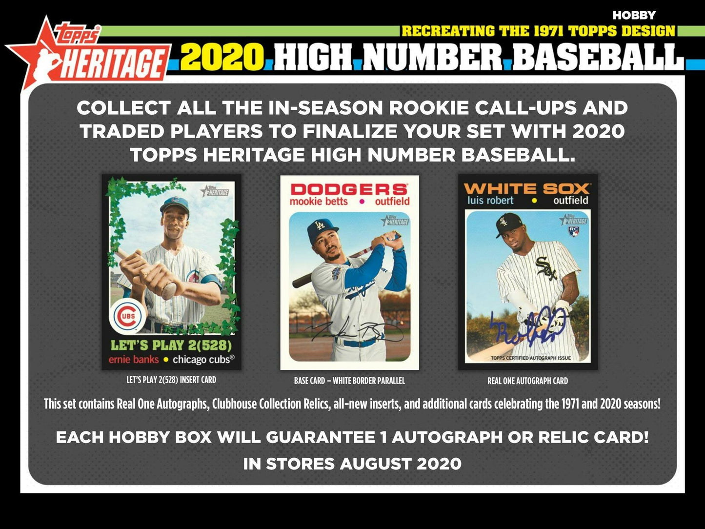 2020 Topps Heritage High Number Baseball Hobby Box 887521092727 at King Card Canada