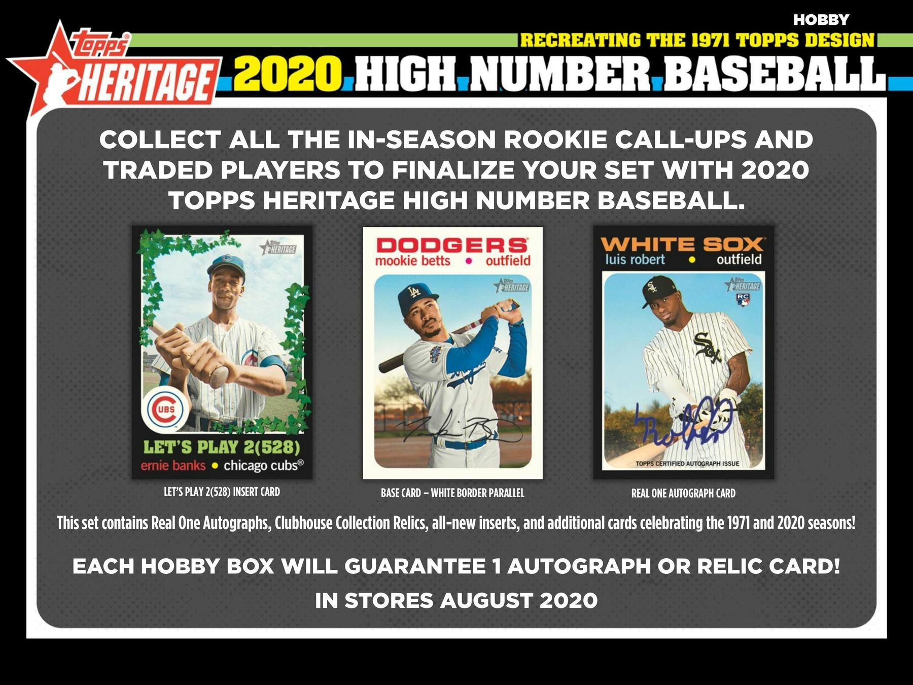 2020 Topps Heritage High Number Baseball Hobby Box 887521092727 at King Card Canada