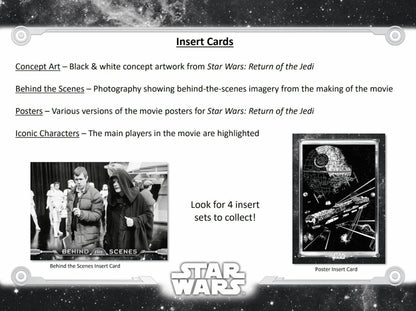 2020 Topps Star Wars: Return of the Jedi Black & White Hobby Box 887521086900 at King Card Canada