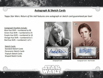 2020 Topps Star Wars: Return of the Jedi Black & White Hobby Box 887521086900 at King Card Canada
