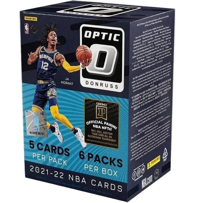 2021 - 22 Panini Donruss Optic Basketball Blaster Box 613297984368 at King Card Canada