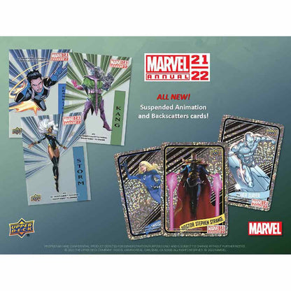 2021 - 22 Upper Deck Marvel Annual Trading Cards Hobby Box 053334981798 at King Card Canada