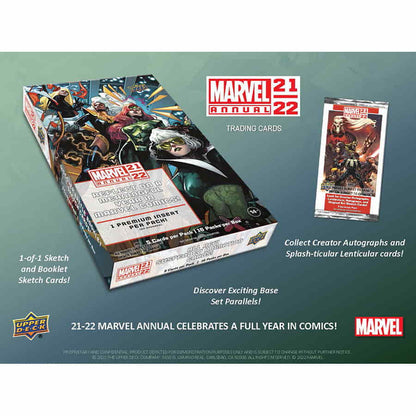 2021 - 22 Upper Deck Marvel Annual Trading Cards Hobby Box 053334981798 at King Card Canada