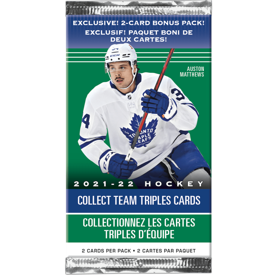 2021 - 22 Upper Deck Series 1 Hockey Triples Blaster Box 053334968416 at King Card Canada