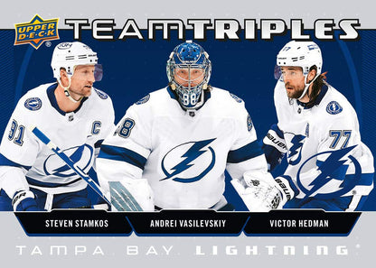 2021 - 22 Upper Deck Series 1 Hockey Triples Blaster Box 053334968416 at King Card Canada