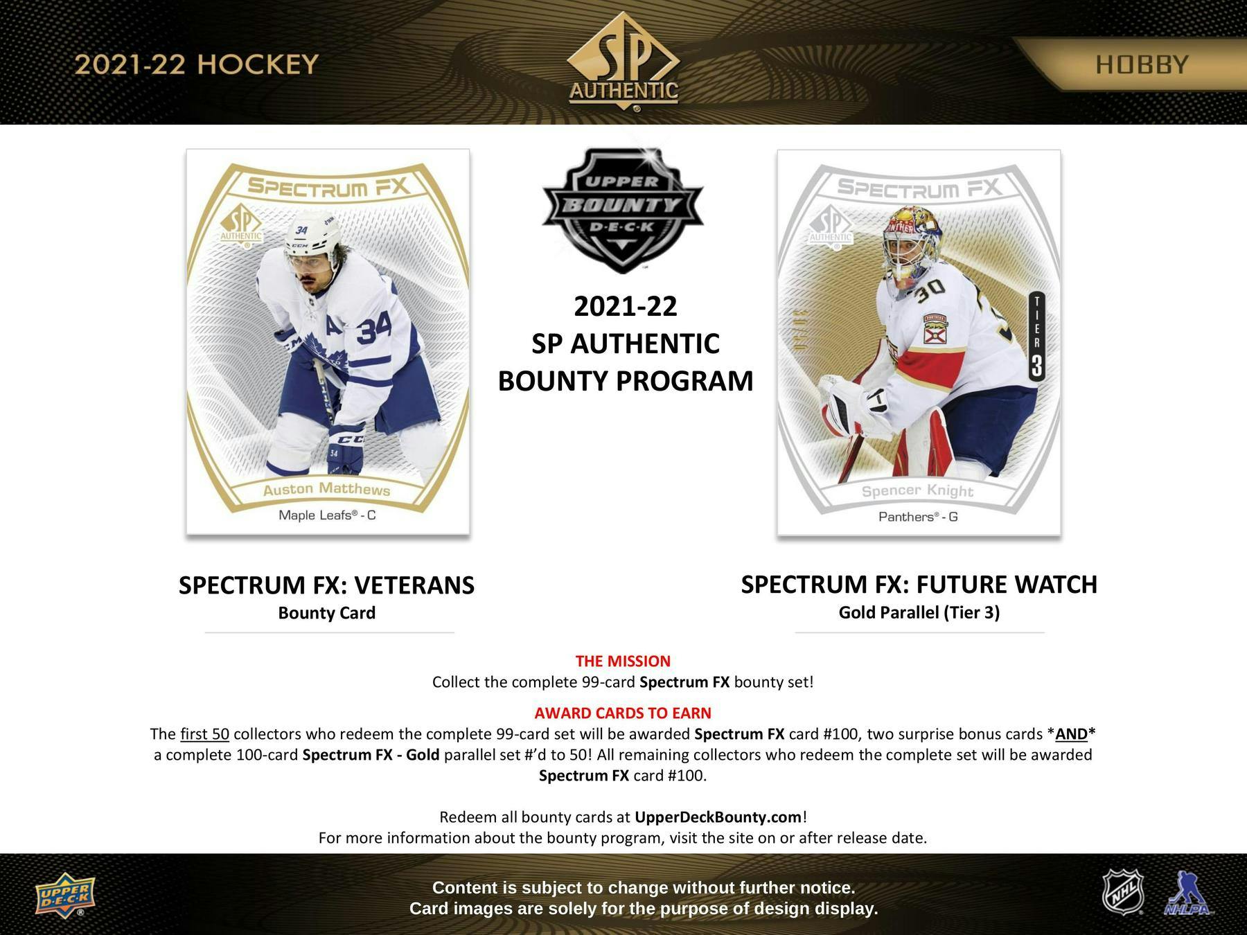 2021 - 22 Upper Deck SP Authentic Hockey Hobby Box 053334984218 at King Card Canada