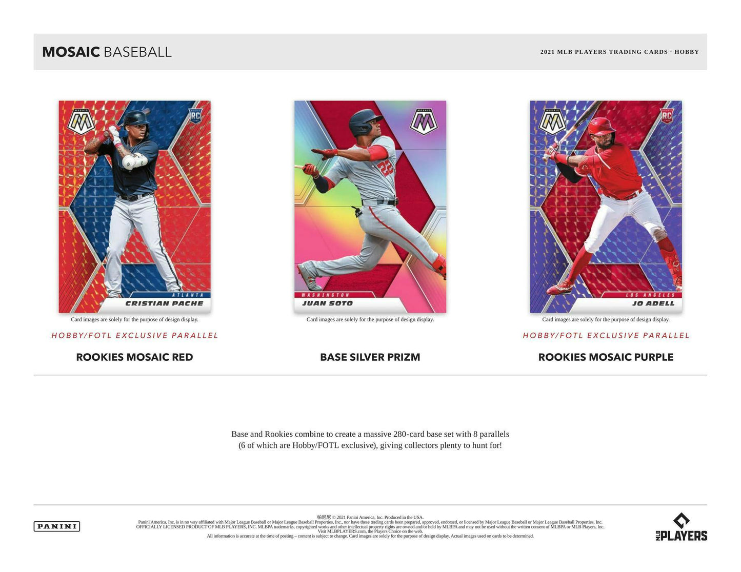 2021 Panini Mosaic Baseball Hobby Box 613297990536 - King Card Canada