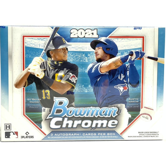 2021 Topps Bowman Chrome Baseball HTA Hobby Box 887521102631 at King Card Canada