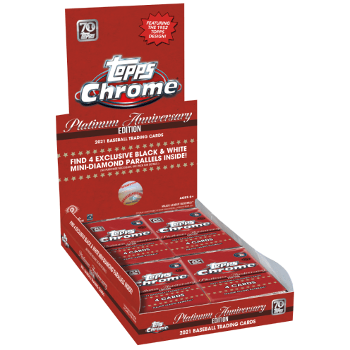 2021 Topps Chrome Platinum Anniversary Baseball Hobby Lite Box 887521104901 at King Card Canada