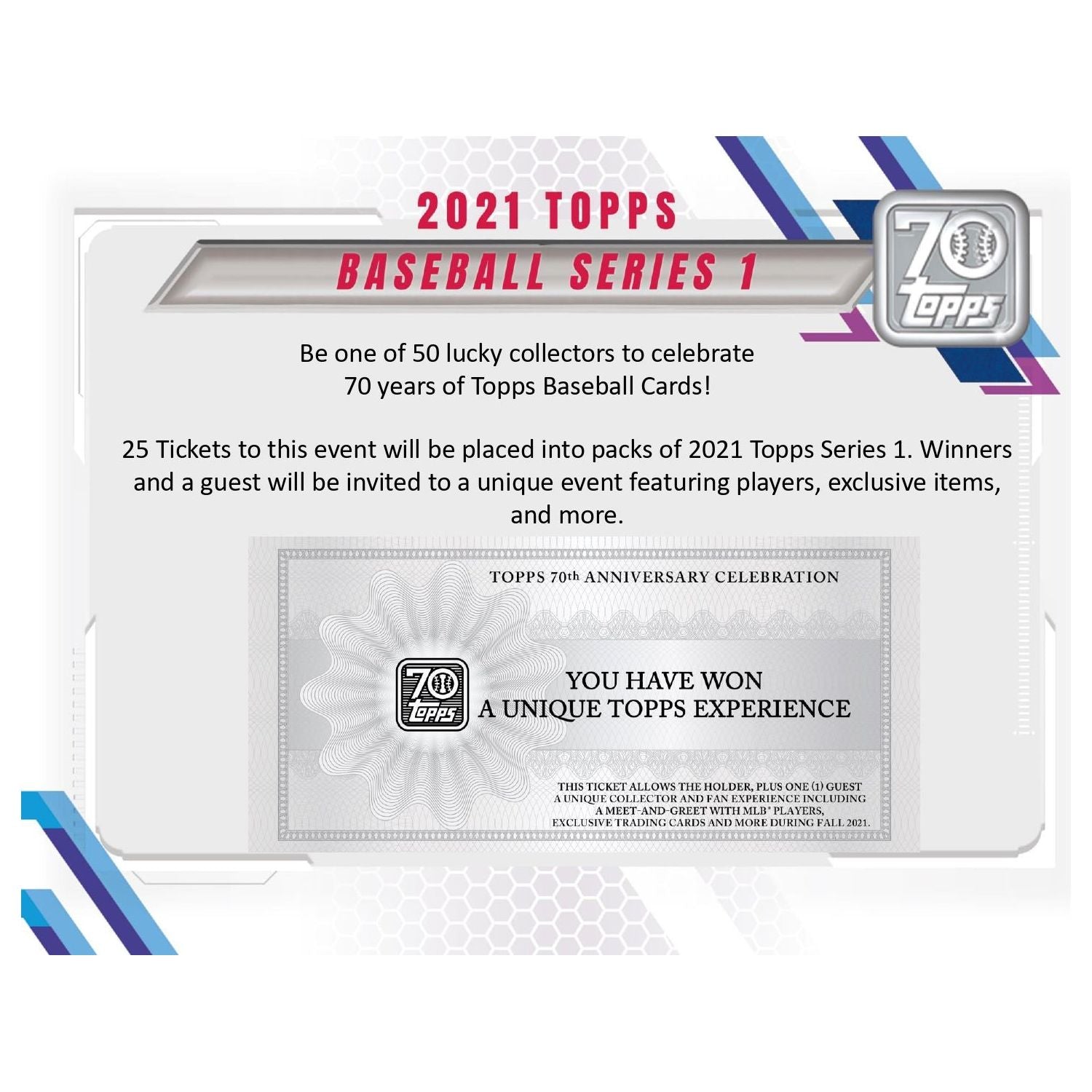 2021 Topps Series 1 Baseball Retail Pack 887521095452 at King Card Canada