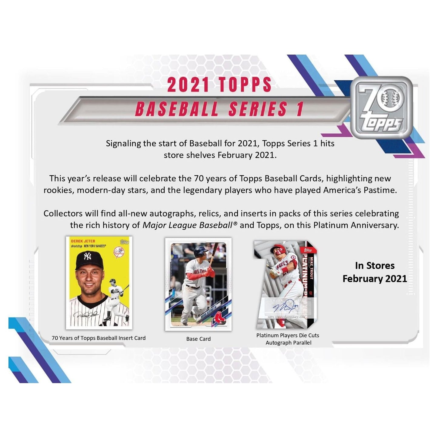 2021 Topps Series 1 Baseball Retail Pack 887521095452 at King Card Canada