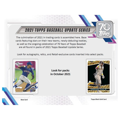 2021 Topps Update Series Baseball Retail Pack 887521103768 at King Card Canada