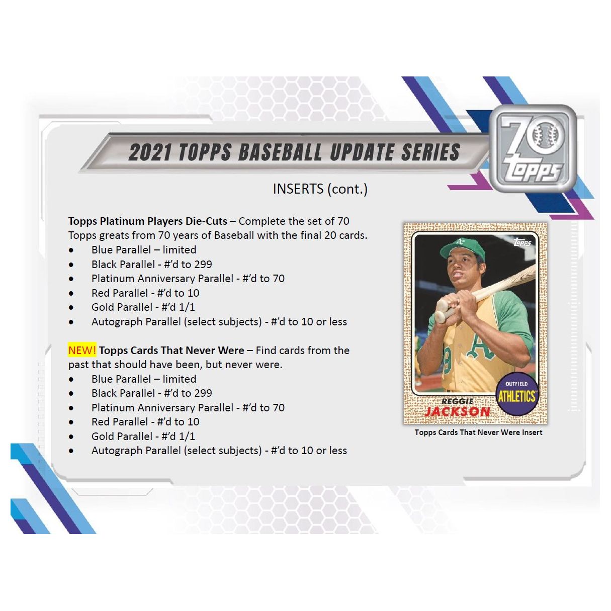 2021 Topps Update Series Baseball Retail Pack 887521103768 at King Card Canada
