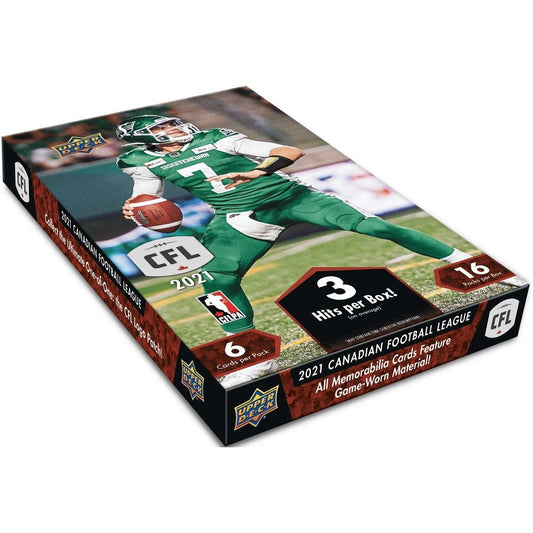 2021 Upper Deck CFL Football Hobby Box 053334964623 at King Card Canada