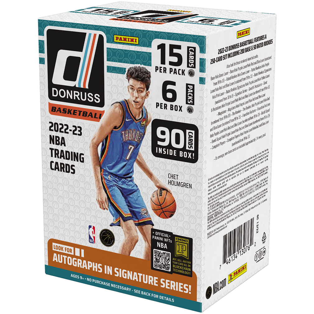 2022 - 23 Panini Donruss Basketball Blaster Box 746134130762 at King Card Canada