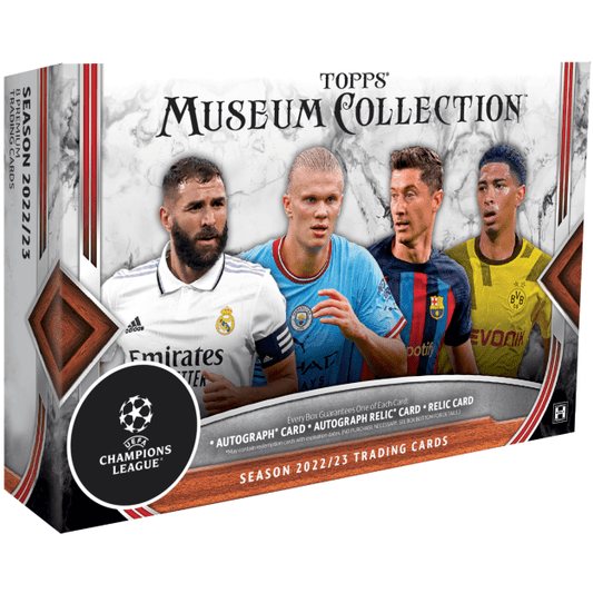 2022 - 23 Topps Museum Collection UEFA Champions League Soccer Hobby Box 887521117024 at King Card Canada