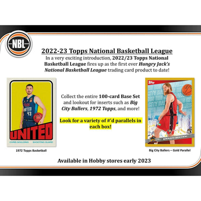 2022-23 Topps NBL Basketball Hobby Box - DAMAGED CORNER 887521113415 - King Card Canada